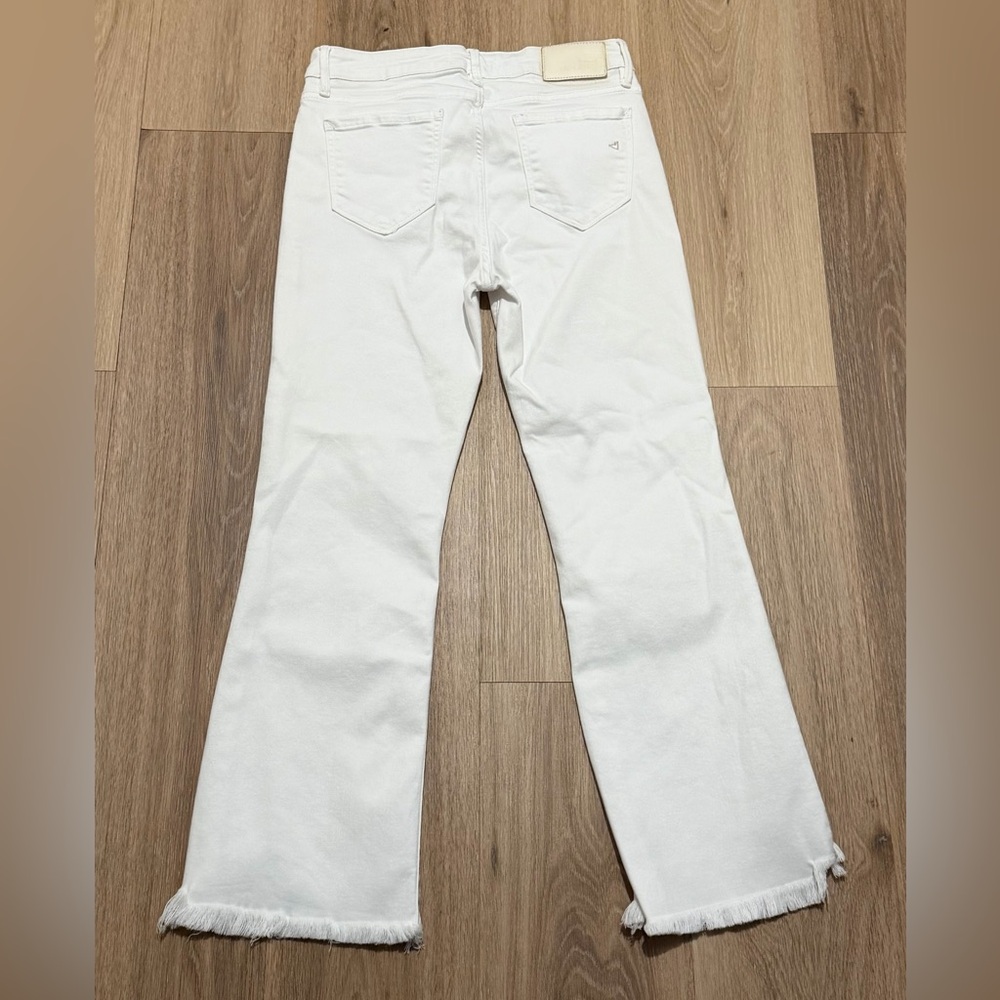 Hidden Los Angeles Elegant White Straight Leg Jeans size 28 - Picture 2 of 6